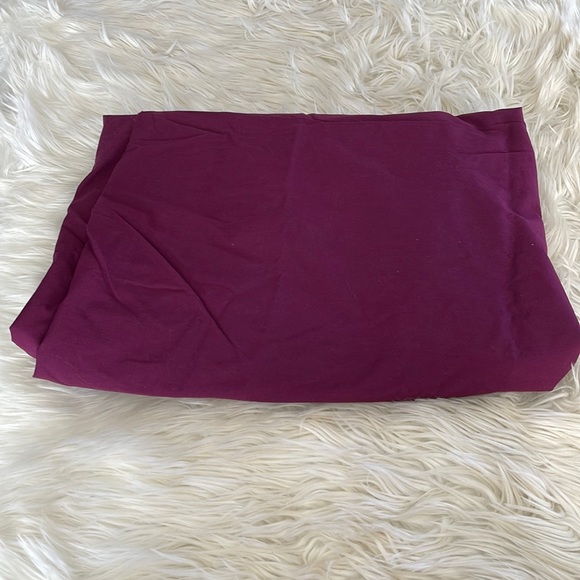 Better homes and gardens flawed dark purple thick cotton polyester top sheet OS - Picture 1 of 17